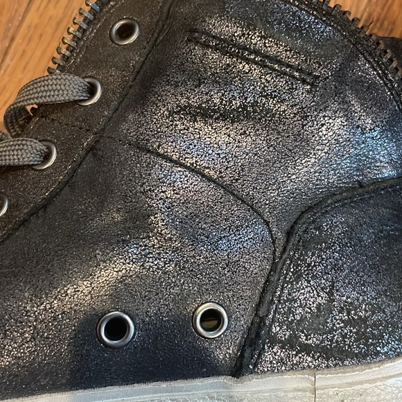 ASH high top metallic sneakers size 7 - Picture 9 of 9